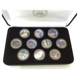 2001 set of 10- colorized 10