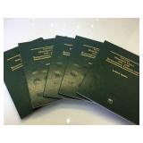 5- Lincoln Memorial Cents albums, empty