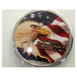 2001 colorized American Silver Eagles,(in