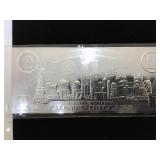 $20 Silver foil coin certificate, ( in memory)