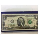 2009 enhanced $2 bank note