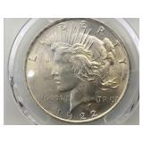 1922 PCGS MS63 Silver Peace Dollar