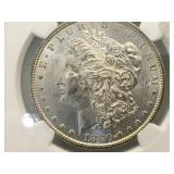 1880-S  NGC MS60 Morgan Silver Dollar