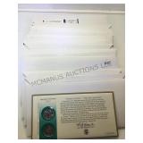 State quarters sets & stamps, approx 44 quarters