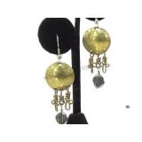 Southwest style Centavos dangle earrings