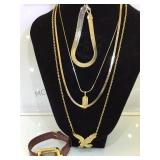 Neck w / fashion jewelry & wristwatch