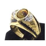 Tigers eye ring, size 10.5