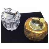 2- table lighters, 1- prince