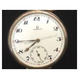 Antique 800 silver  OMEGA  POCKET WATCH
