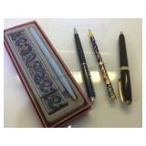 Assortment of pens, Sheaffer,Waterman & more