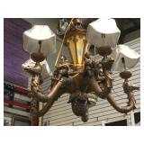 Riders on camels chandelier, as is, local pickup