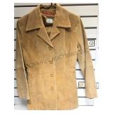 Jennifer J suede leather jacket, size L