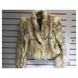 Split end lid. Fur jacket, size M