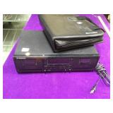 Pioneer stereo double cassette deck, with a