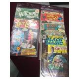 5 vintage DC Comics, 12 cent and 2 cent,
