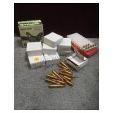 10 boxes 16 rds each unmarked ammo, plus partial