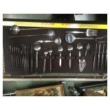 Lg group of Modernist Stainless flatware and