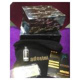 Adorini  Humidor , cameo pattern, NOS in Box,