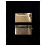 2 vintage Art Deco JJJ Citation lighters, made in