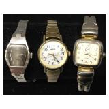 Waltham, Timex indiglo & Cache wrist watches