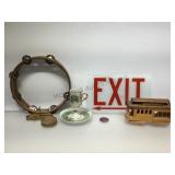 Glass exit front, tambourine & more.