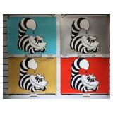 4 Snipt lithographs individually signed &