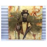 Edith Cook embellished wrapped glicee signed by