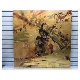 Edith Cook embellished wrapped glicee signed by