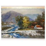 Ryan Lord oil on wrapped canvas, sz 36 x 24.