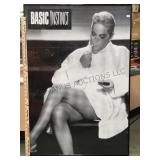Framed full size Basic Instinct movie poster.