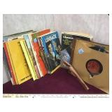 Lot incl. song books and 78