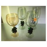 4 wine glasses, local pickup only