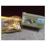 Bag of 5.56 x 45 mm NATO rounds, local pickup