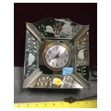 Sessions electric 1950s mirrored clock , working,