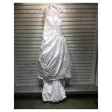 Wedding gown with purple accents Medium size