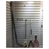 2 Lacrosse Sticks 1 is an Brine F10 Aluminum