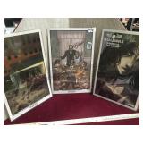 Lot of autographed comic posters incl. Crossed