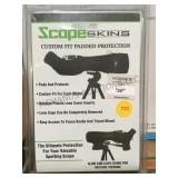 Snug fit scope skin razor 50mm angled in package.