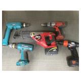 Makita, Skil, Milwaukee & Black & Decker power
