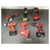 Craftsman, Black & Decker, DeWalt power tools w/