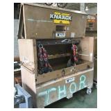 KNAACK model 89 storage master chest,contents n