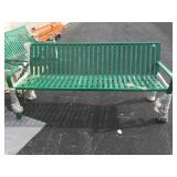 Metal bench, full size.         
Local pickup