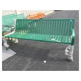 Metal bench, full size.         
Local pickup