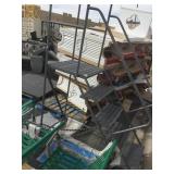 Metal rolling staircase.         
Local pickup