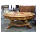 Laminated ship covered coffee table, local pickup