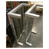 Pair of aluminum dunage racks, local pickup only