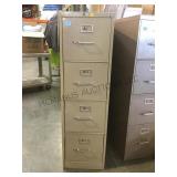 Metal file cabinet 4 drawer.       
Local pickup