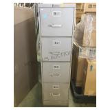 Metal file cabinet 4 drawer.            
Local
