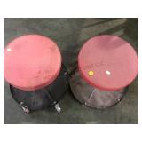 2- rolling padded stools, local pickup only