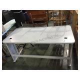 Computer desk 2 holes for cables to run through